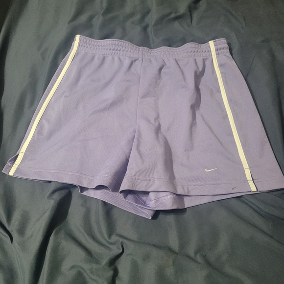 NIKE RUNNING SHORTS WOMEN'S SIZE MEDIUM PURPLE ATHLETIC WORKOUT SPORTSWEAR SHORT - Picture 1 of 4